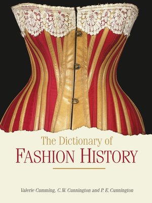 cover image of The Dictionary of Fashion History